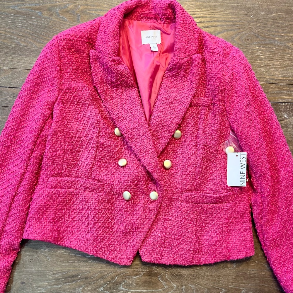 Nine West Tweed Blazer